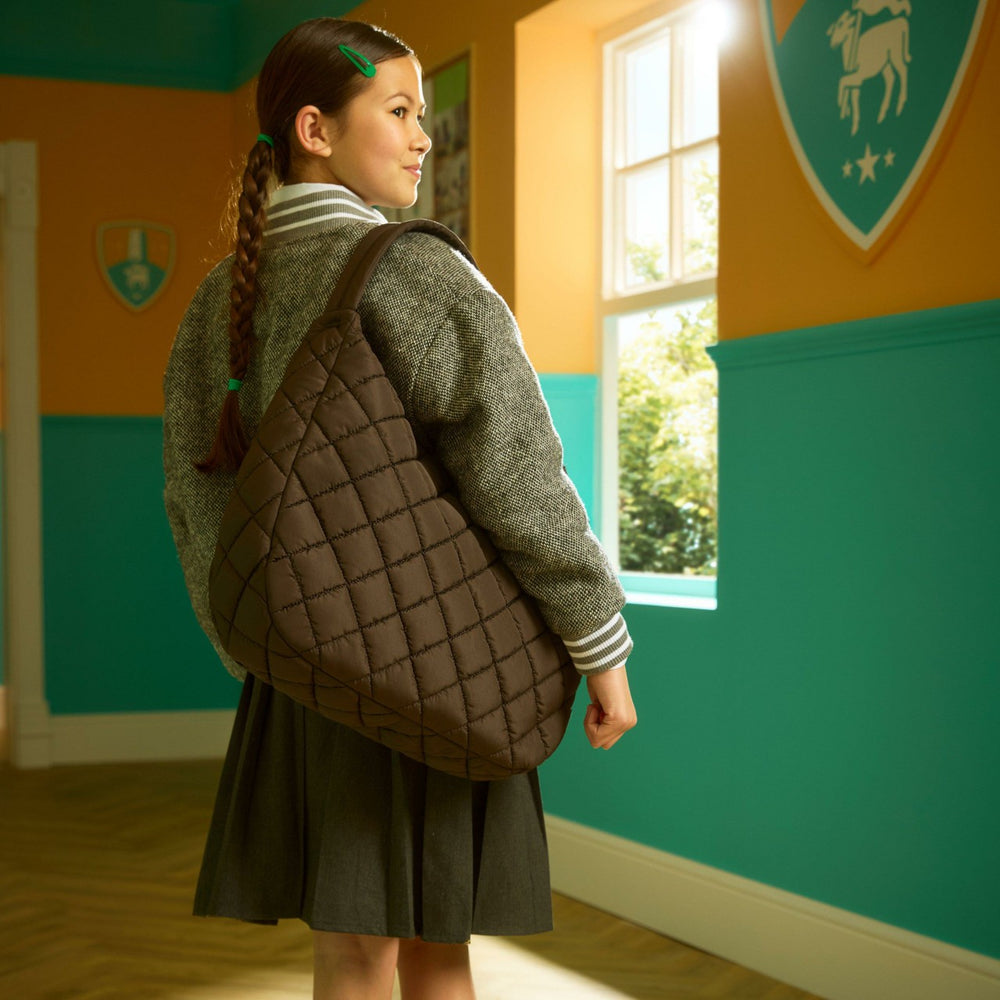 Quilted Tote Dark Brown | Clarks on Sale - Women