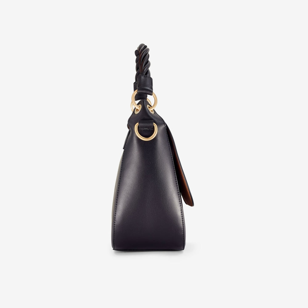 Twist Midi Black Leather | Clarks outlet - Women
