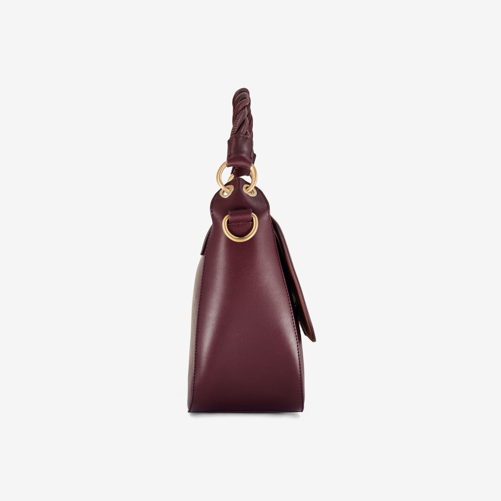 Twist Midi Burgundy Leather | Clarks discount - Women