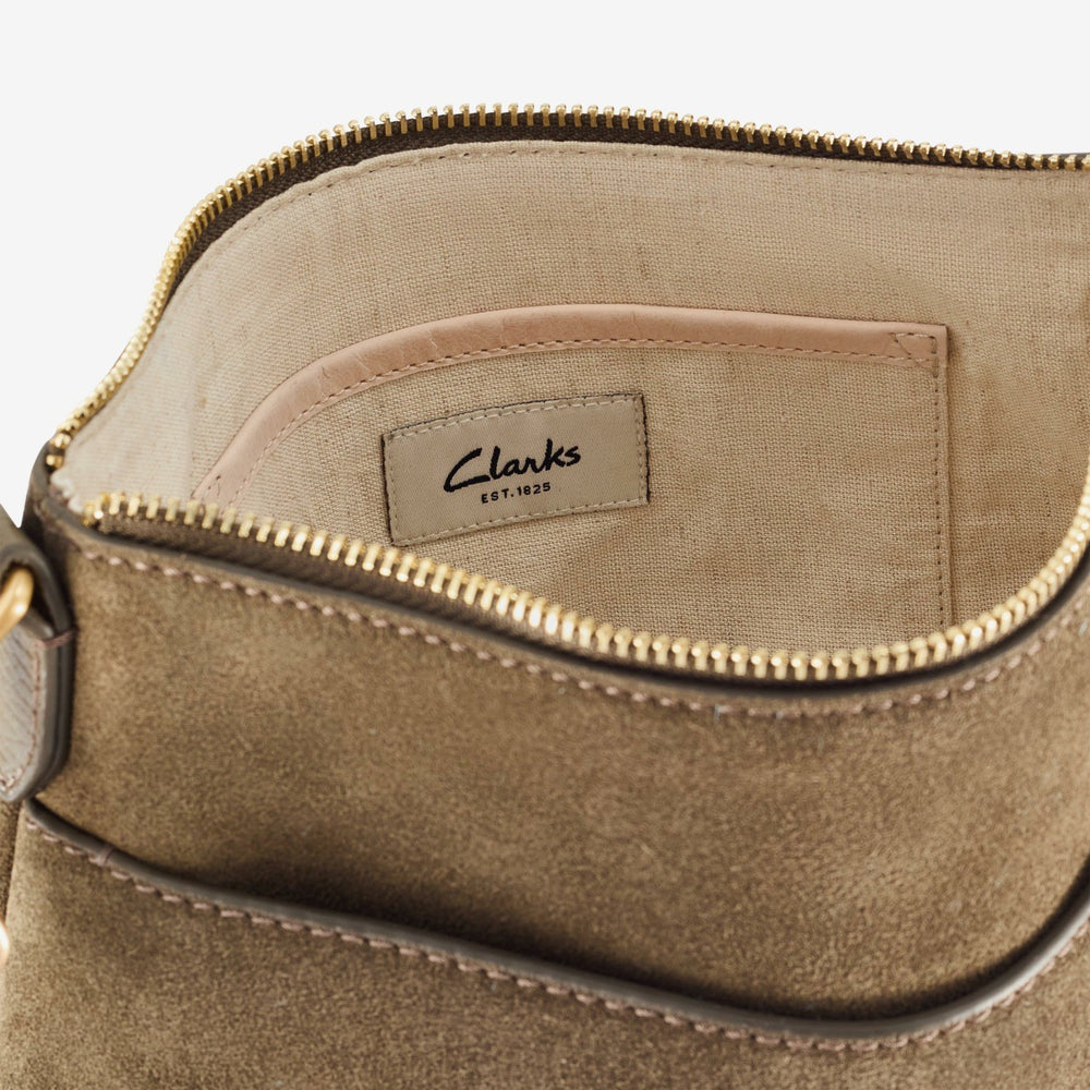 Willow Cross Olive Suede | Clarks on Sale - Women