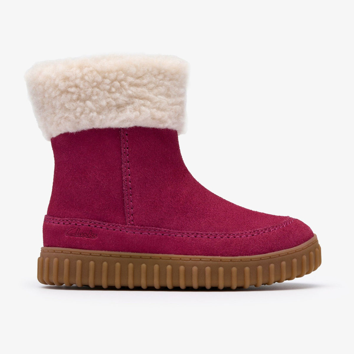 Cove Snug Toddler Berry Suede | Clarks Sale - Kids