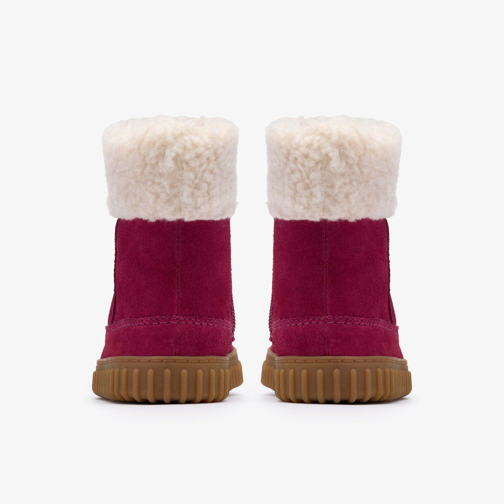 Cove Snug Toddler Berry Suede | Clarks Sale - Kids
