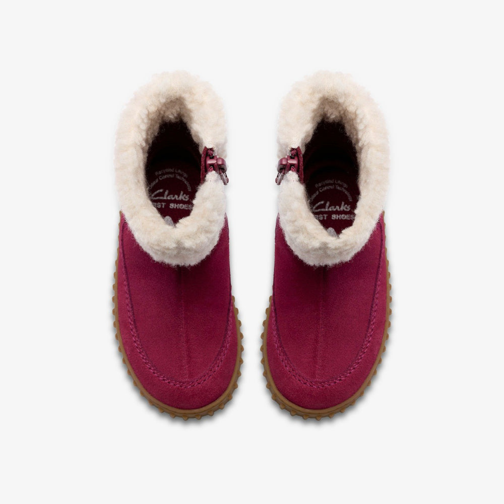 Cove Snug Toddler Berry Suede | Clarks Sale - Kids