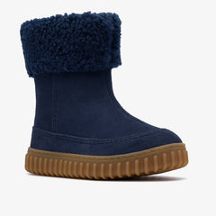 Cove Snug Toddler Navy Suede | Clarks for sale - Kids