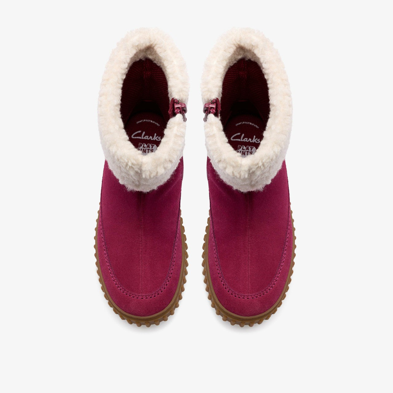 Cove Snug Kid Berry Suede | Clarks online - Kids