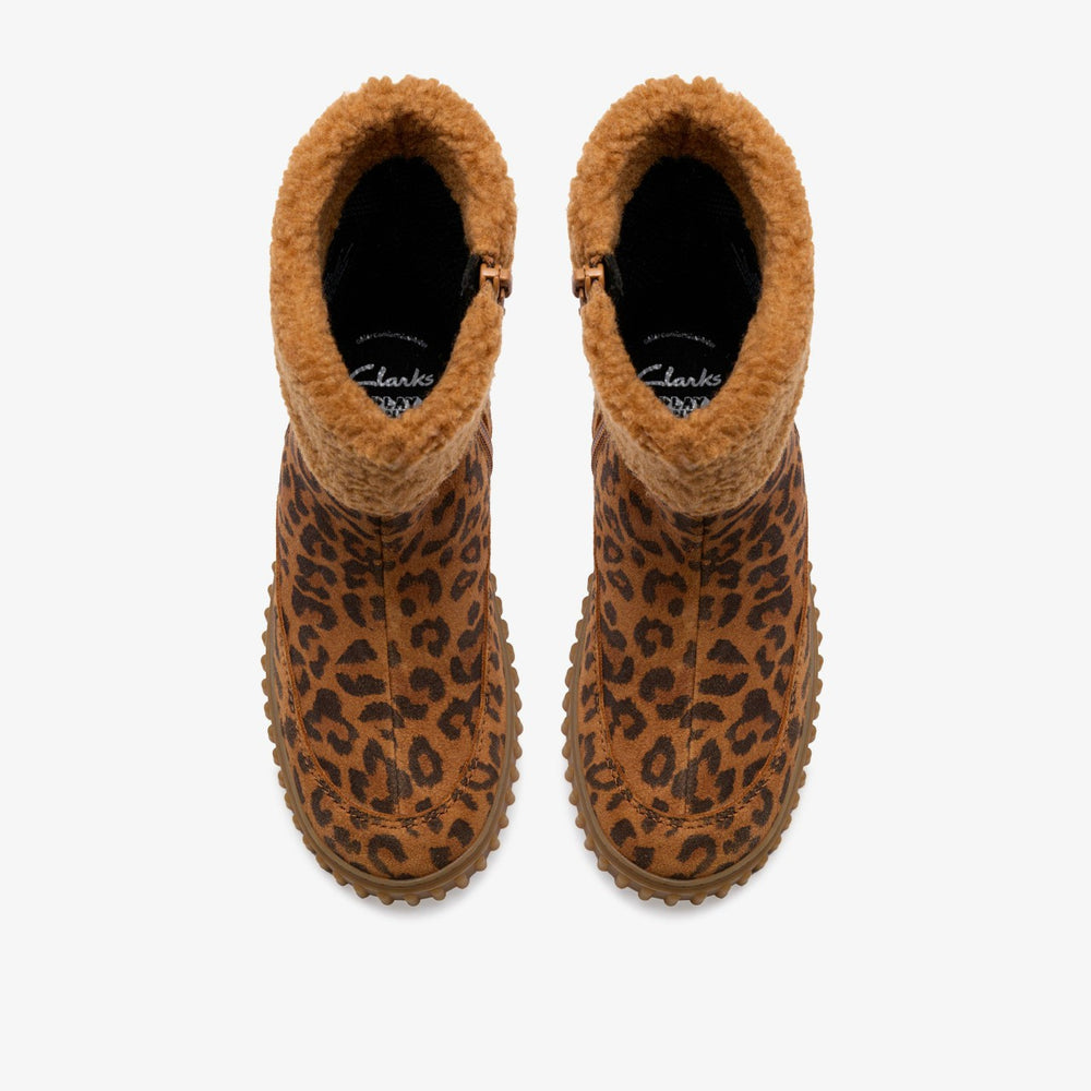 Cove Snug Kid Leopard Print | Clarks Sale - Kids