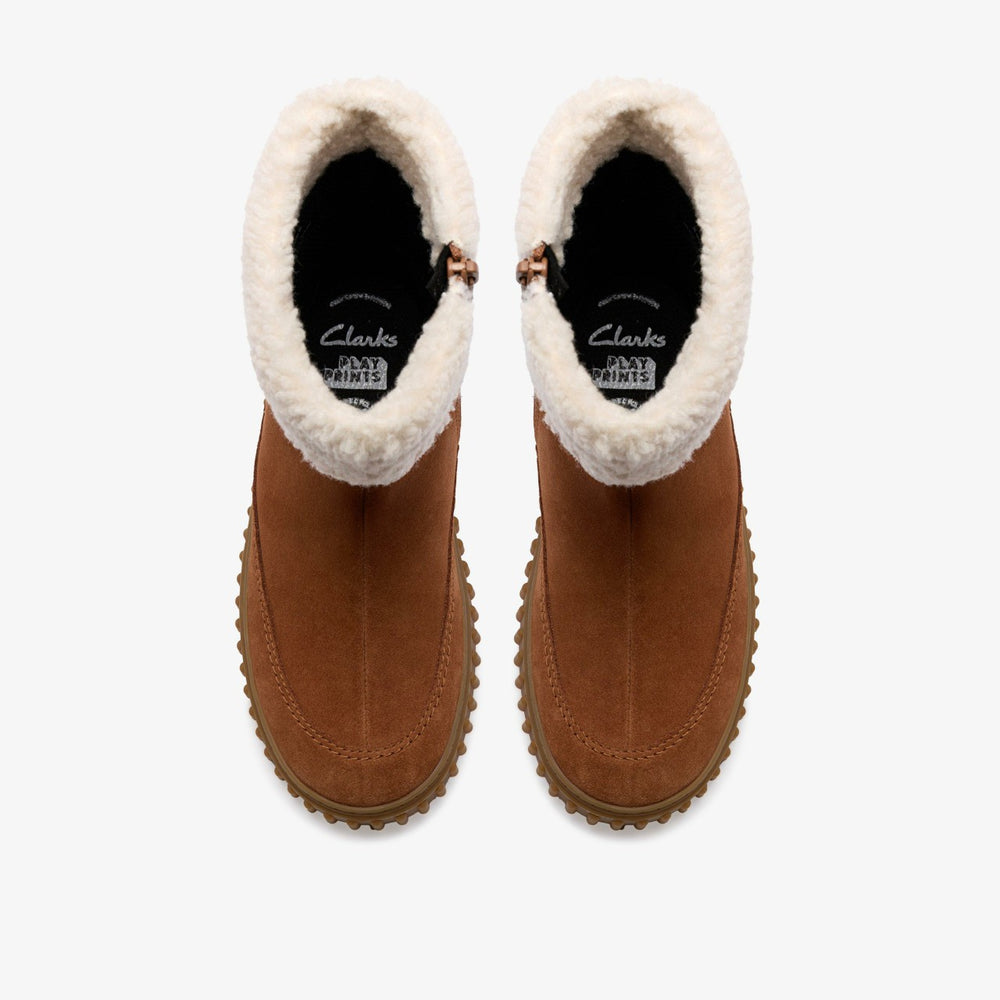 Cove Snug Kid Tan Suede | Clarks discount - Kids