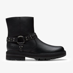 Prague Shine Kid Black Leather | Clarks online - Kids