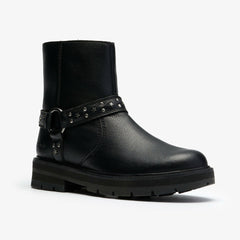 Prague Shine Kid Black Leather | Clarks online - Kids
