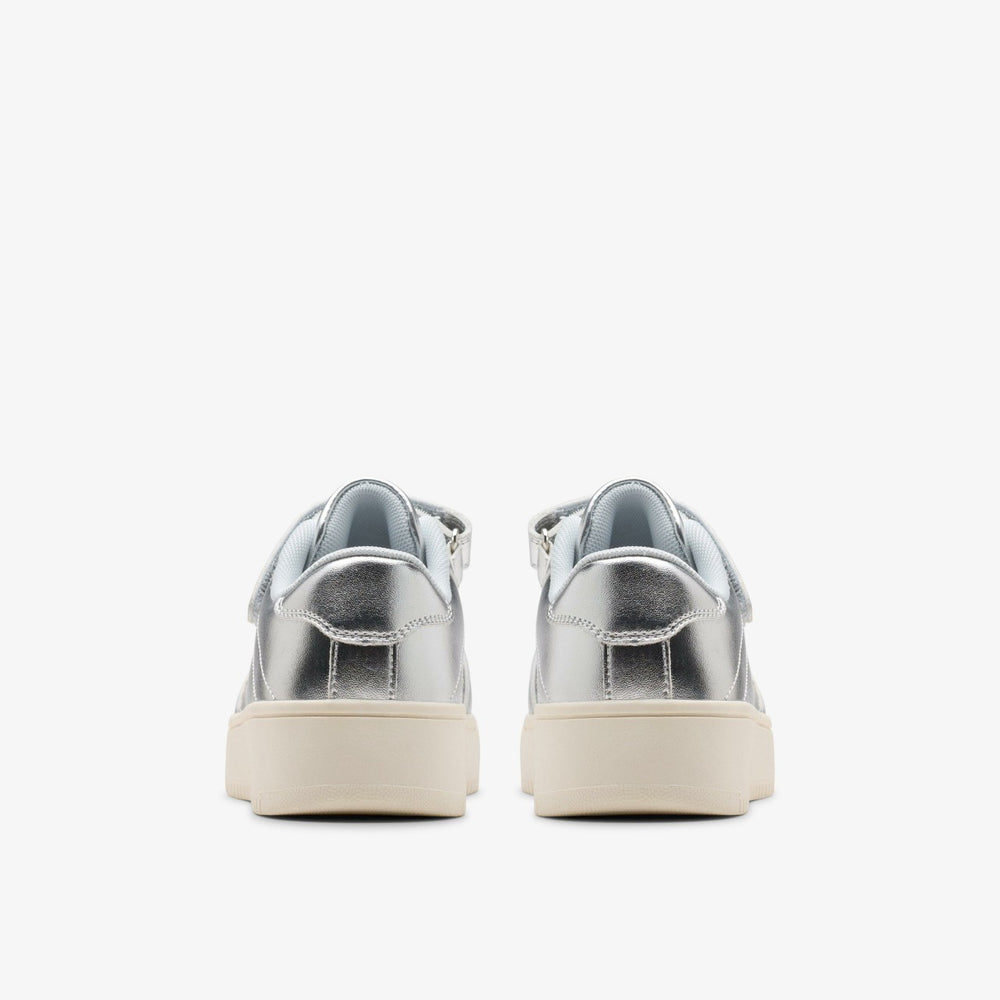 Barley Step Kid Silver Metallic | Clarks outlet - Kids