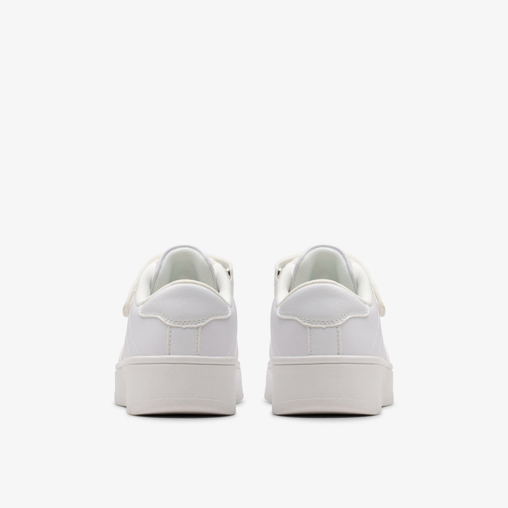 Barley Step Kid White / White | Clarks Sale - Kids