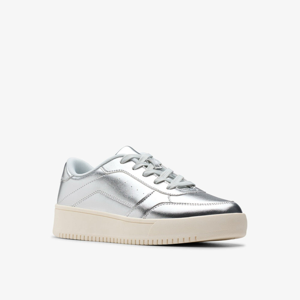 Barley Step Youth Silver Metallic | Clarks Sale - Kids
