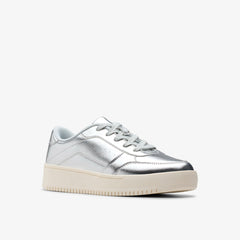 Barley Step Youth Silver Metallic | Clarks Sale - Kids