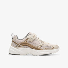 Crafton Move Kid Beige Combination | Clarks discount - Kids