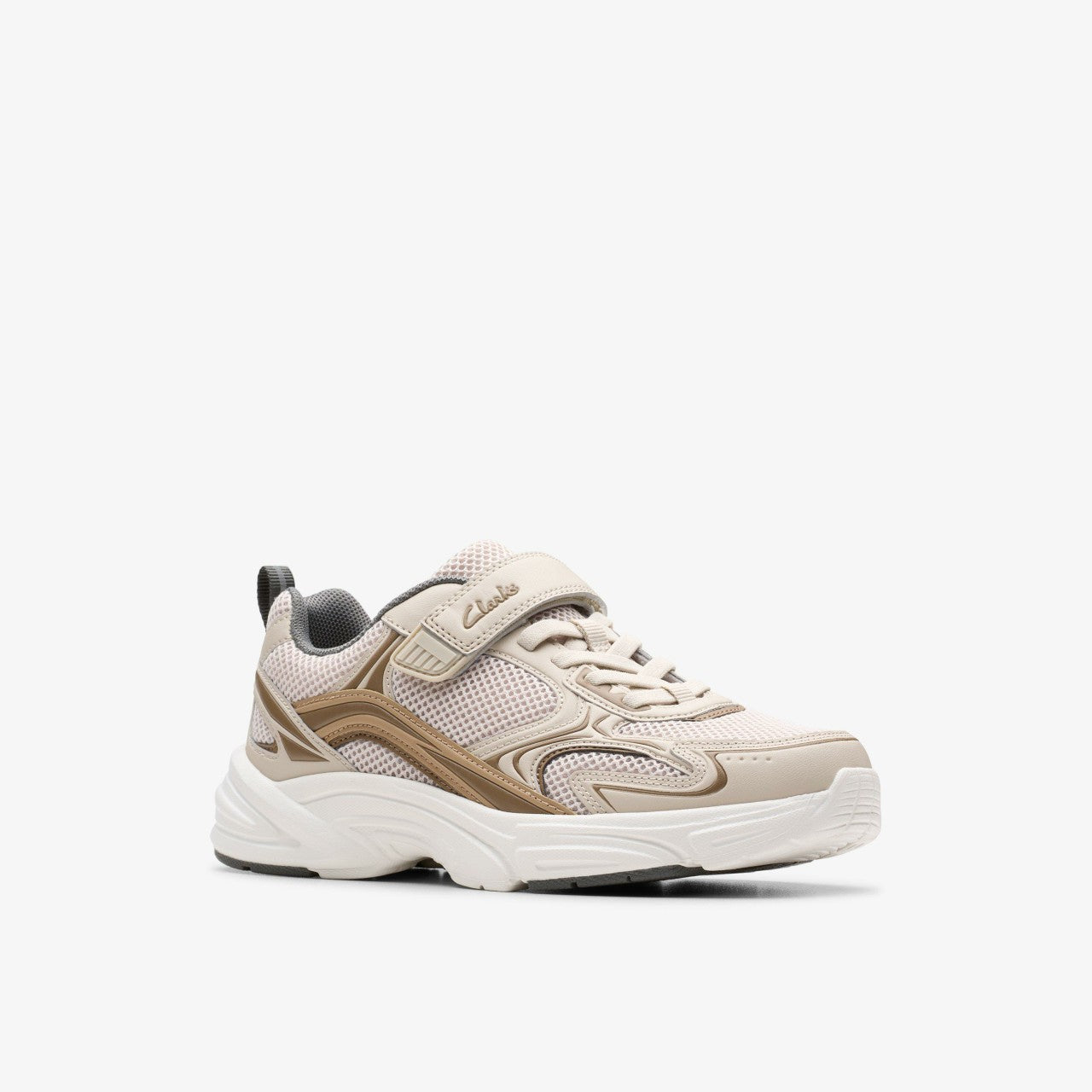 Crafton Move Kid Beige Combination | Clarks discount - Kids