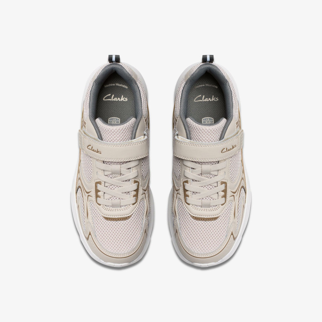 Crafton Move Kid Beige Combination | Clarks discount - Kids