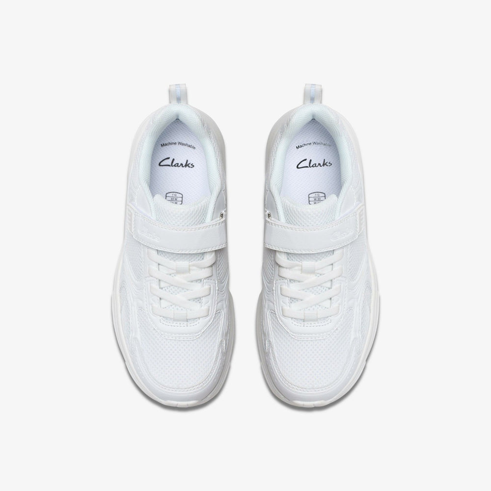 Crafton Move Kid White / White | Clarks online - Kids