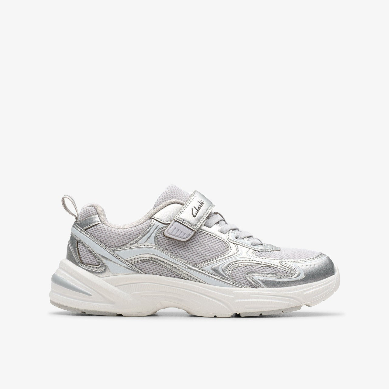 Crafton Move Kid Silver Metallic | Clarks for sale - Kids