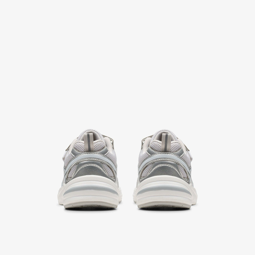 Crafton Move Kid Silver Metallic | Clarks for sale - Kids
