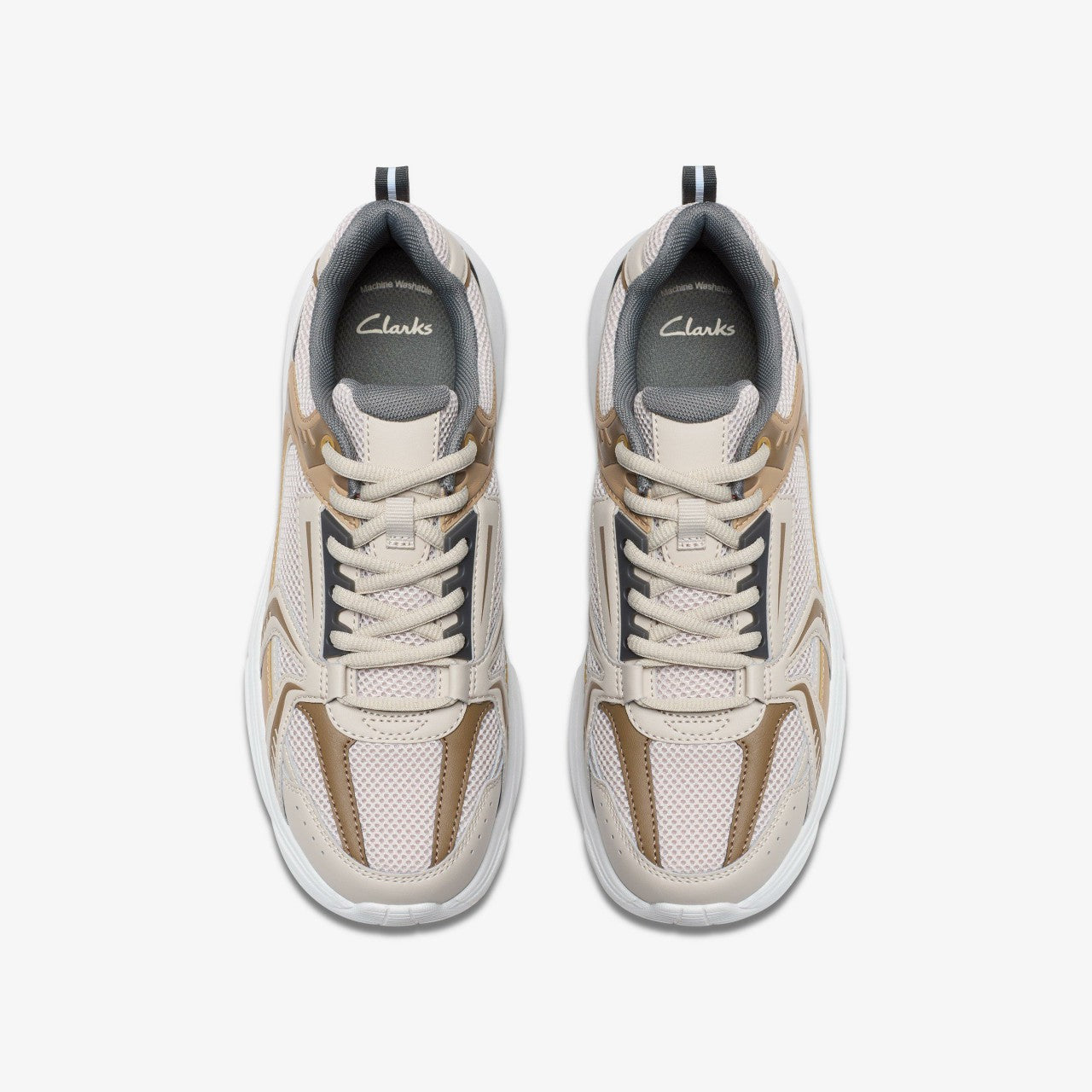 Crafton Move Youth Beige Combination | Clarks on Sale - Kids