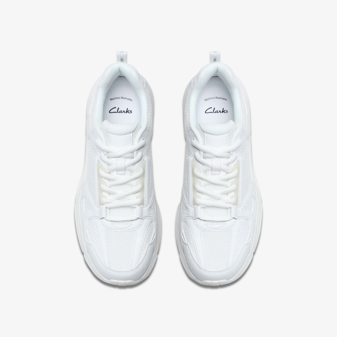 Crafton Move Youth White / White | Clarks for sale - Kids