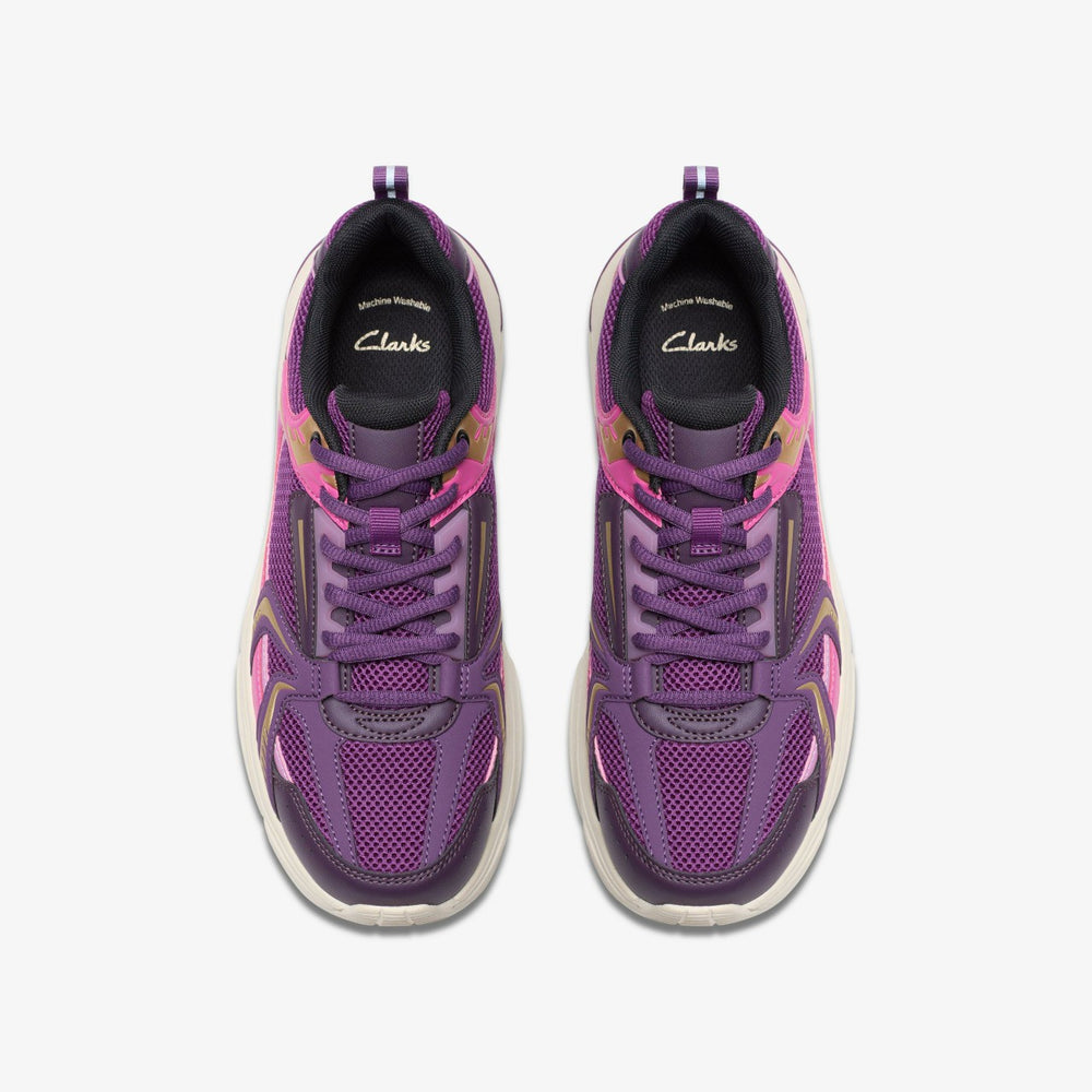 Crafton Move Youth Purple Combination | Clarks outlet - Kids