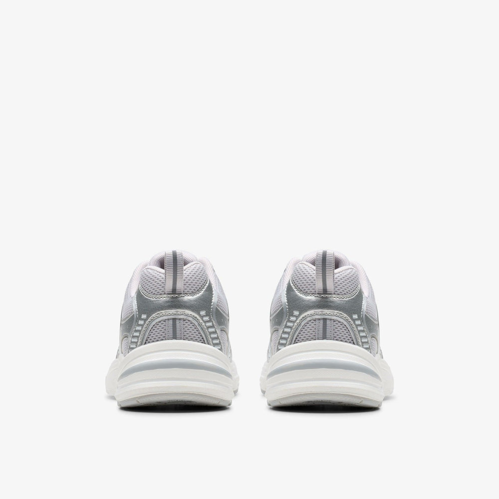 Crafton Move Youth Silver Metallic | Clarks discount - Kids