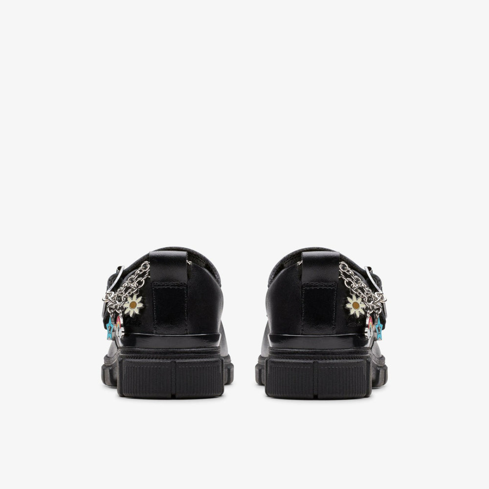 Evyn Pure Kid Black Leather | Clarks online - Kids