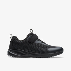Deyes Dash Youth Black / Black | Clarks discount - Kids