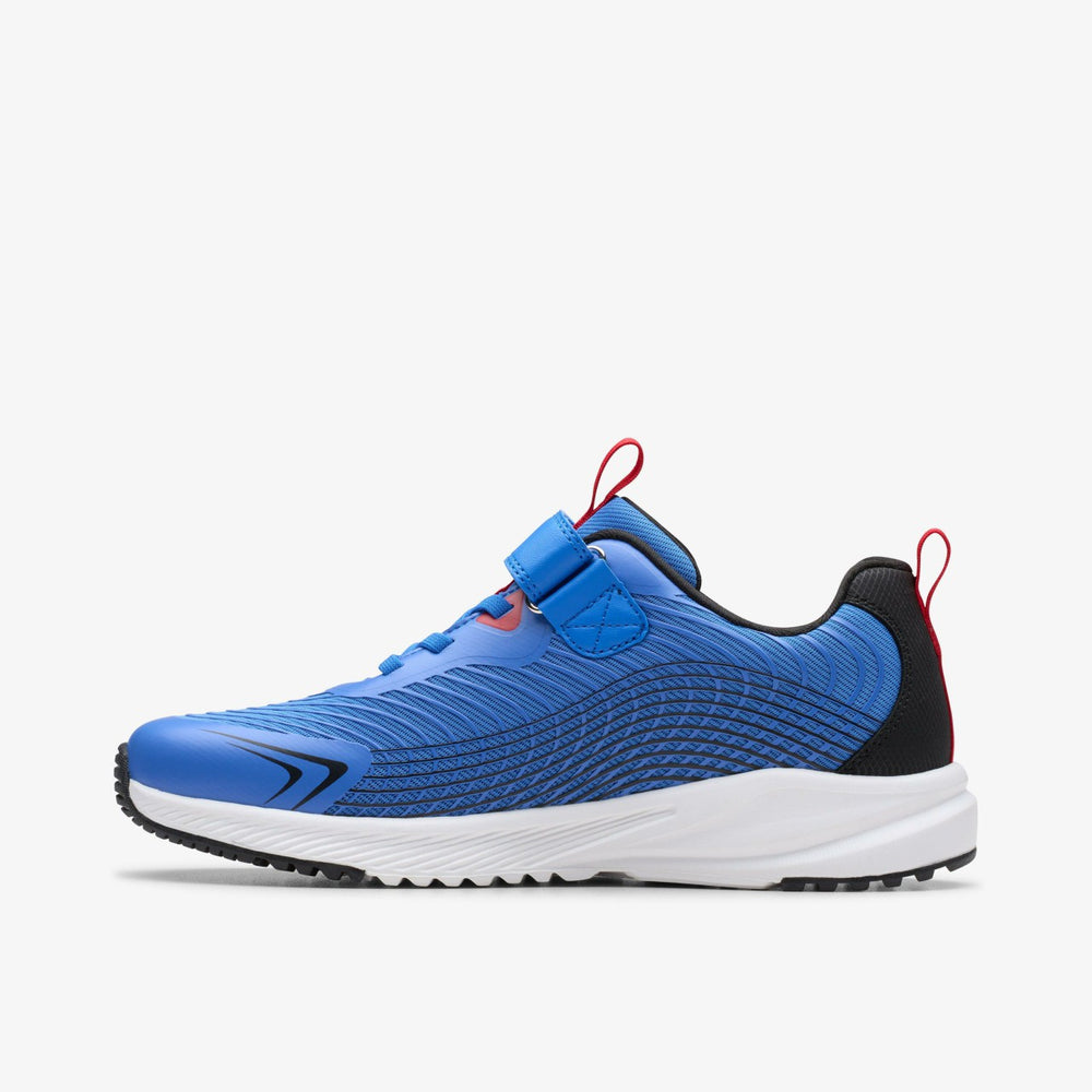 Deyes Dash Youth Blue Synthetic | Clarks discount - Kids