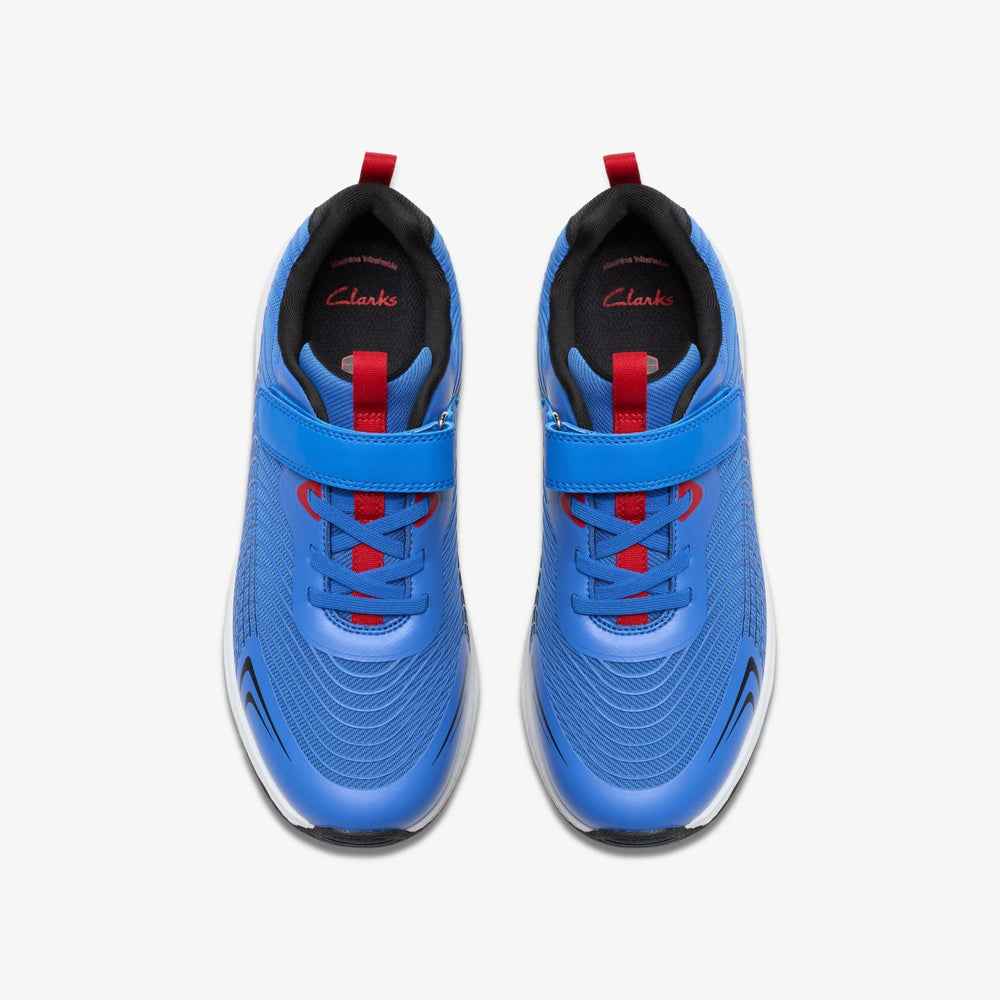Deyes Dash Youth Blue Synthetic | Clarks discount - Kids