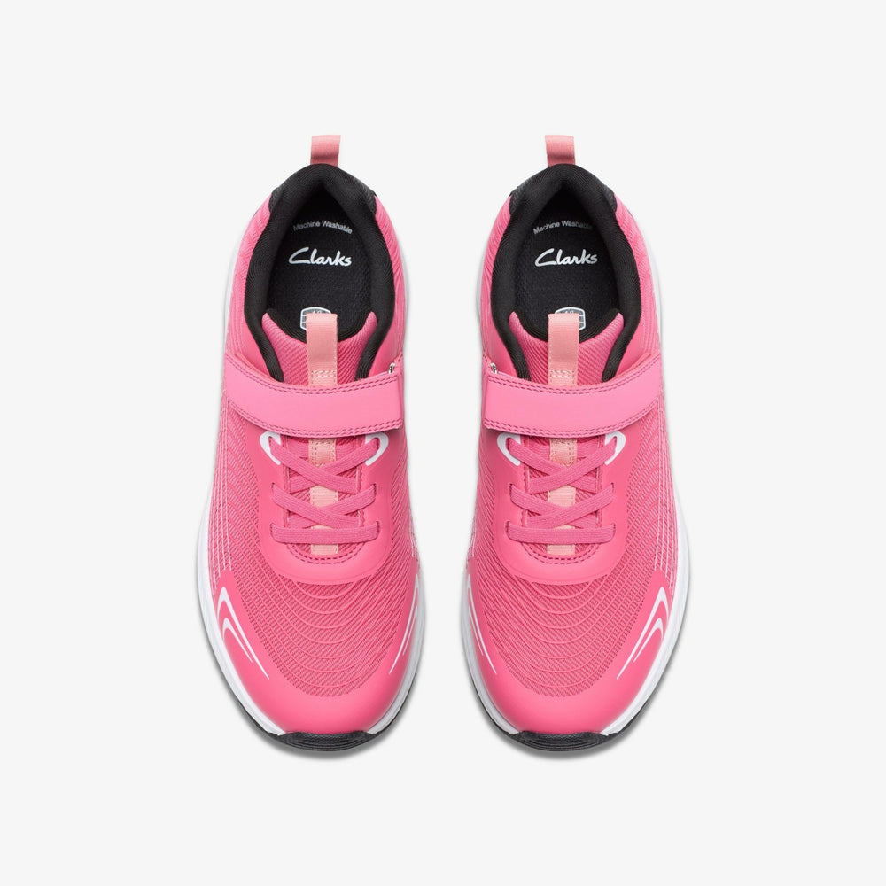 Deyes Dash Youth Pink Synthetic | Clarks Sale - Kids