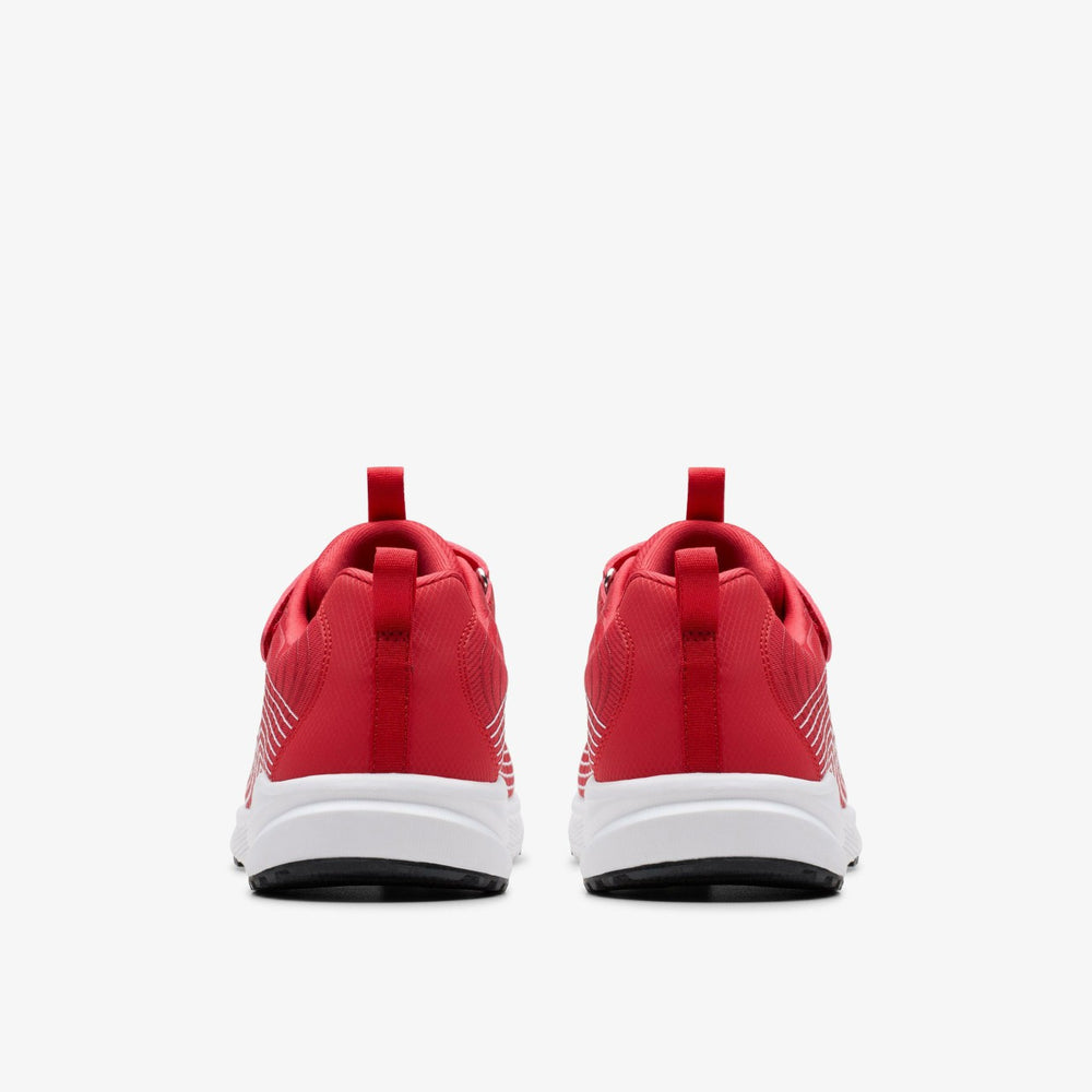 Deyes Dash Youth Red Synthetic | Clarks outlet - Kids