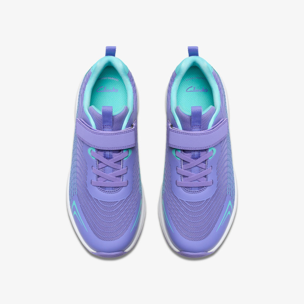 Deyes Dash Youth Purple Synthetic | Clarks for sale - Kids
