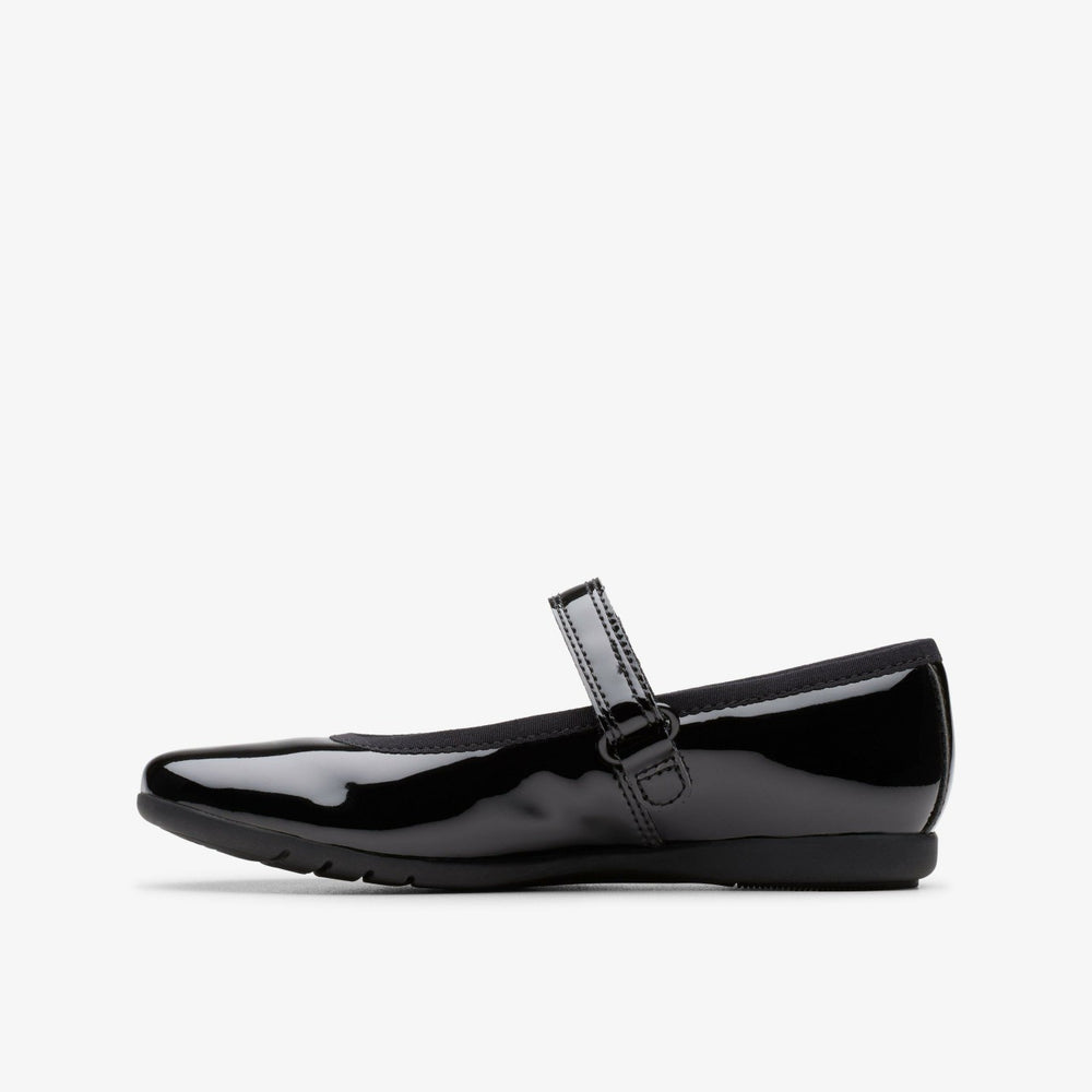 Dance Wish Kid Black Patent | Clarks Sale - Kids