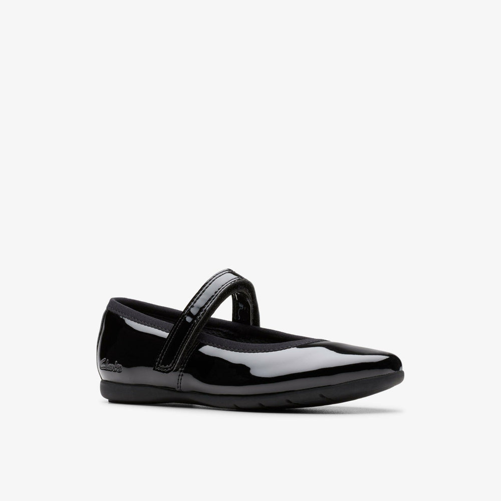 Dance Wish Kid Black Patent | Clarks Sale - Kids