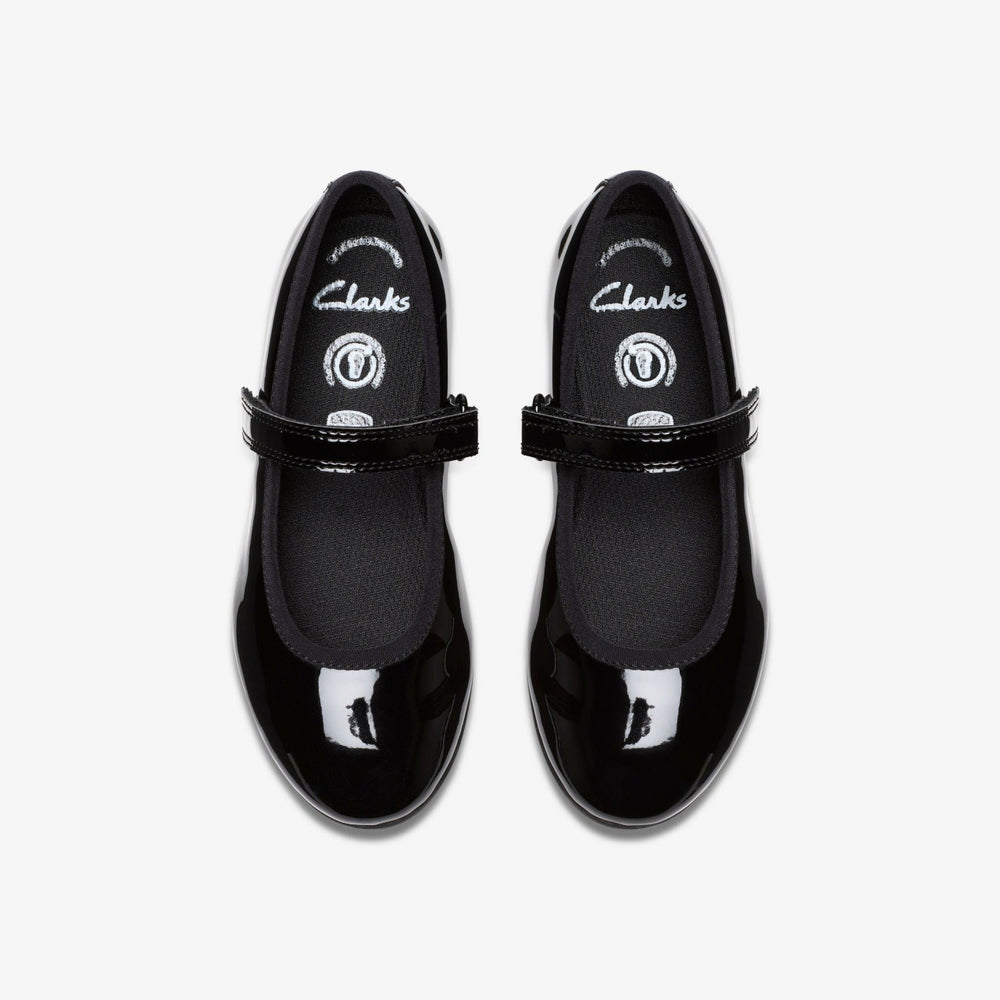Dance Wish Kid Black Patent | Clarks Sale - Kids