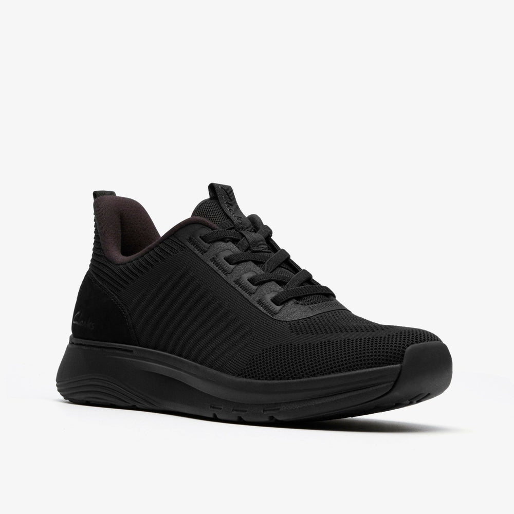 Motion Trek LT Black Knit | Clarks outlet - Men