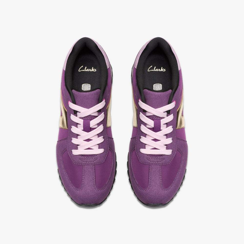 Jaspen Vibe Youth Purple | Clarks on Sale - Kids