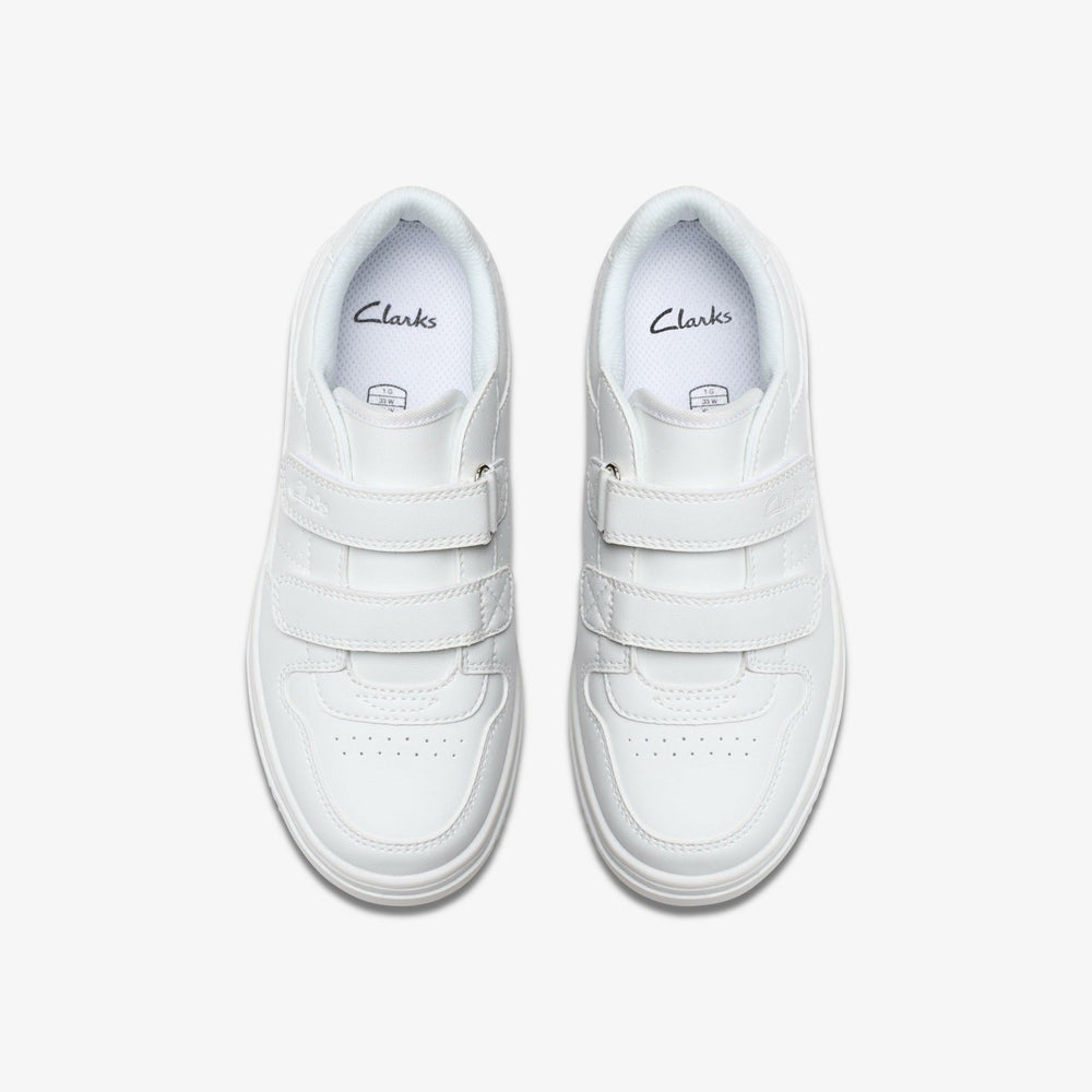 Canyon Sky Kid White / White | Clarks online - Kids