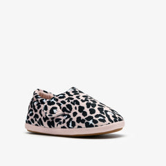 Fluffy Snug Kid Blush Pink Print | Clarks Sale - Kids