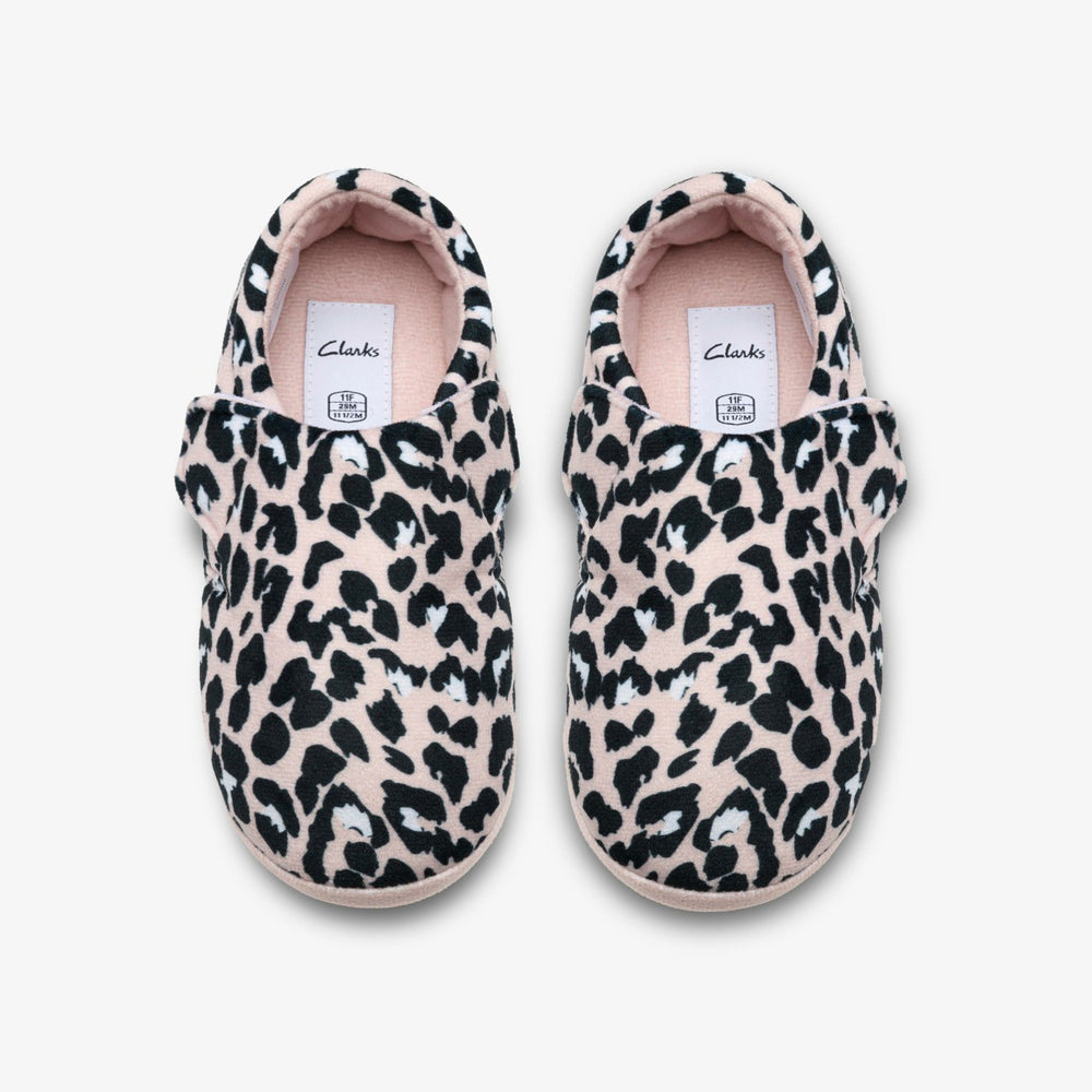 Fluffy Snug Kid Blush Pink Print | Clarks Sale - Kids