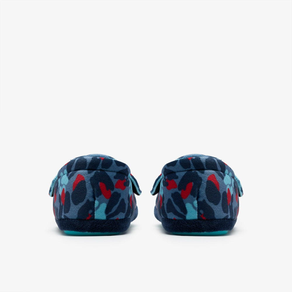 Fluffy Snug Kid Blue Camo Combination | Clarks discount - Kids