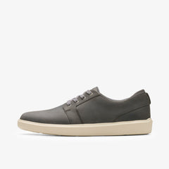 Brodin Seam Dark Grey Leather | Clarks discount - Men