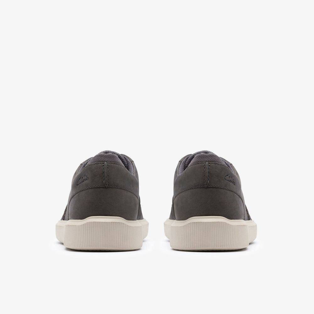 Brodin Seam Dark Grey Leather | Clarks discount - Men