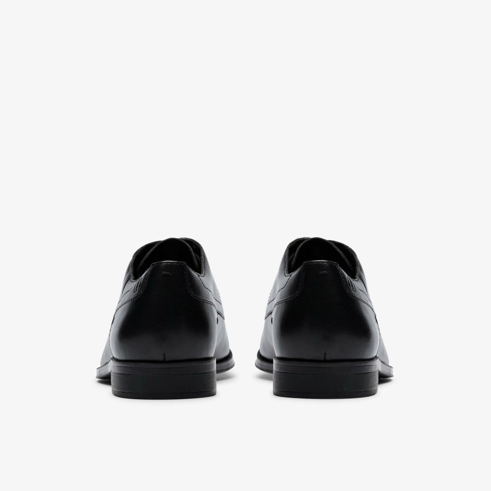 Paulton Cap Black Leather | Clarks online - Men