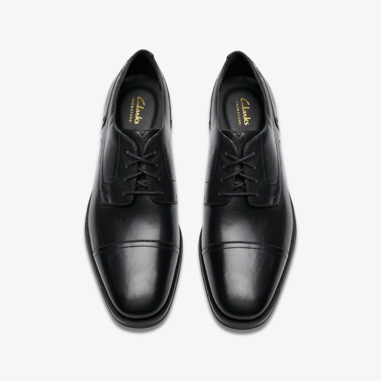 Paulton Cap Black Leather | Clarks online - Men