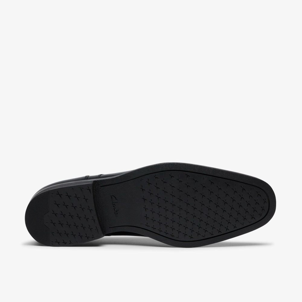 Paulton Over Black Leather | Clarks on Sale - Men