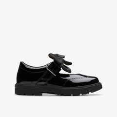 Lorcam Jane Kid Black Patent | Clarks Sale - Kids