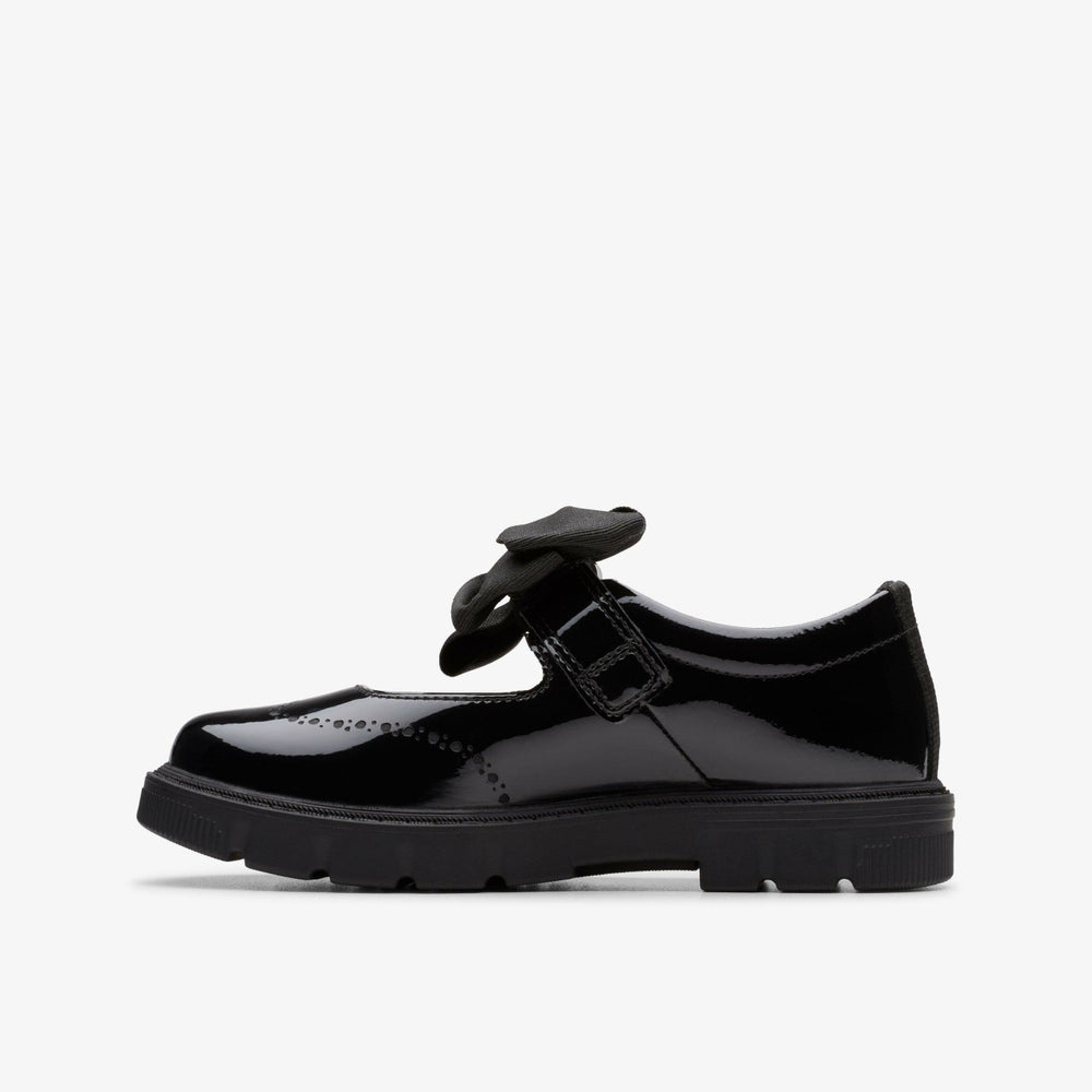 Lorcam Jane Kid Black Patent | Clarks Sale - Kids
